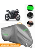 MotoEN  Vinleks Gri MV Agusta Superveloce 800 Uyumlu Motosiklet Brandası Lüx Kalite (Kilit Uyumlu) thumbnail 1