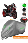 MotoEN  Vinleks Gri MV Agusta F3 800 Arka Çanta Uyumlu Motosiklet Brandası (Kilit Uyumlu) thumbnail 1