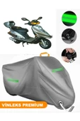 MotoEN  Vinleks Gri Mondial 125 MT Uyumlu Motosiklet Brandası Lüx Kalite (Kilit Uyumlu) thumbnail 1