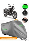 MotoEN  Vinleks Gri Moto Guzzi Stone 750 Uyumlu Motosiklet Brandası Lüx Kalite (Kilit Uyumlu) thumbnail 1