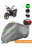 MotoEN  Vinleks Gri Mondial 125 Superboy i Arka Çanta Uyumlu Motosiklet Brandası (Kilit Uyumlu) - 1