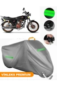 MotoEN  Vinleks Gri Motoran Scorpion 170 Uyumlu Motosiklet Brandası Lüx Kalite (Kilit Uyumlu) thumbnail 1