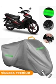 MotoEN  Vinleks Gri Motoran Orca 100 Uyumlu Motosiklet Brandası Lüx Kalite (Kilit Uyumlu) thumbnail 1