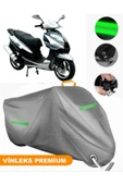 MotoEN  Vinleks Gri Mondial 150 HS Uyumlu Motosiklet Brandası Lüx Kalite (Kilit Uyumlu) thumbnail 1