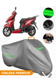 MotoEN  Vinleks Gri Mondial 125 Elegante Uyumlu Motosiklet Brandası Lüx Kalite (Kilit Uyumlu) thumbnail 1