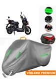 MotoEN  Vinleks Gri Motolux MTX 125 Arka Çanta Uyumlu Motosiklet Brandası (Kilit Uyumlu) thumbnail 1