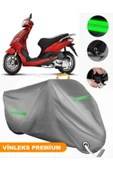 MotoEN  Vinleks Gri Piaggio FLY 125 3V Uyumlu Motosiklet Brandası Lüx Kalite (Kilit Uyumlu) thumbnail 1