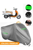MotoEN  Vinleks Gri Mondial 50 ZNU Uyumlu Motosiklet Brandası Lüx Kalite (Kilit Uyumlu) thumbnail 1