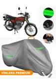 MotoEN  Vinleks Gri Mondial 125 AGK Uyumlu Motosiklet Brandası Lüx Kalite (Kilit Uyumlu) thumbnail 1