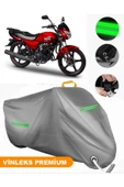MotoEN  Vinleks Gri Motoran Dante 139 Uyumlu Motosiklet Brandası Lüx Kalite (Kilit Uyumlu) thumbnail 1