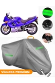 MotoEN  Vinleks Gri Suzuki GSX 600 F Uyumlu Motosiklet Brandası Lüx Kalite (Kilit Uyumlu) thumbnail 1