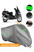 MotoEN  Vinleks Gri Piaggio X9 250 Uyumlu Motosiklet Brandası Lüx Kalite (Kilit Uyumlu) thumbnail 1