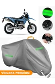 MotoEN  Vinleks Gri Suzuki DR-Z4SM Uyumlu Motosiklet Brandası Lüx Kalite (Kilit Uyumlu) thumbnail 1