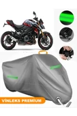 MotoEN  Vinleks Gri Suzuki GSX-S 1000 Uyumlu Motosiklet Brandası Lüx Kalite (Kilit Uyumlu) thumbnail 1