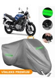 MotoEN  Vinleks Gri Suzuki GS 500 Uyumlu Motosiklet Brandası Lüx Kalite (Kilit Uyumlu) thumbnail 1
