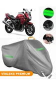 MotoEN  Vinleks Gri Suzuki GSF 650 Bandit S Uyumlu Motosiklet Brandası Lüx Kalite (Kilit Uyumlu) thumbnail 1