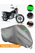 MotoEN  Vinleks Gri Ramzey QM 200 GY Uyumlu Motosiklet Brandası Lüx Kalite (Kilit Uyumlu) thumbnail 1