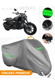 MotoEN  Vinleks Gri Rks K-Light 250 Uyumlu Motosiklet Brandası Lüx Kalite (Kilit Uyumlu) thumbnail 1