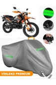 MotoEN  Vinleks Gri Rks NR200 Uyumlu Motosiklet Brandası Lüx Kalite (Kilit Uyumlu) thumbnail 1