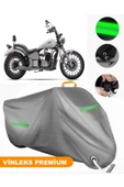 MotoEN  Vinleks Gri Regal Raptor Daytona 250 Uyumlu Motosiklet Brandası Lüx Kalite (Kilit Uyumlu) thumbnail 1