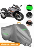 MotoEN  Vinleks Gri Rks R250 Uyumlu Motosiklet Brandası Lüx Kalite (Kilit Uyumlu) thumbnail 1