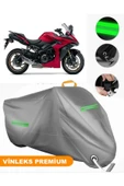 MotoEN  Vinleks Gri Suzuki GSX-S 1000 GT Uyumlu Motosiklet Brandası Lüx Kalite (Kilit Uyumlu) thumbnail 1