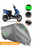 MotoEN  Vinleks Gri Yamaha  Aerox 100 Uyumlu Motosiklet Brandası Lüx Kalite (Kilit Uyumlu) thumbnail 1