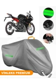 MotoEN  Vinleks Gri Triumph Daytona 675 R Uyumlu Motosiklet Brandası Lüx Kalite (Kilit Uyumlu) thumbnail 1