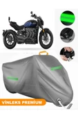 MotoEN  Vinleks Gri Triumph Rocket 3 GT Uyumlu Motosiklet Brandası Lüx Kalite (Kilit Uyumlu) thumbnail 1