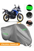 MotoEN  Vinleks Gri Voge 525 DSX Uyumlu Motosiklet Brandası Lüx Kalite (Kilit Uyumlu) thumbnail 1