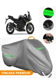 MotoEN  Vinleks Gri Yamaha  Fazer 8 Uyumlu Motosiklet Brandası Lüx Kalite (Kilit Uyumlu) thumbnail 1
