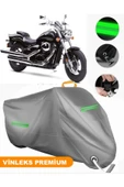 MotoEN  Vinleks Gri Suzuki Marauder 250 Uyumlu Motosiklet Brandası Lüx Kalite (Kilit Uyumlu) thumbnail 1