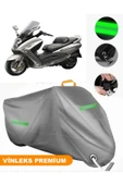 MotoEN  Vinleks Gri Sym GTS 250 Uyumlu Motosiklet Brandası Lüx Kalite (Kilit Uyumlu) thumbnail 1