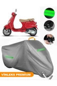 MotoEN  Vinleks Gri Vespa LX 125 Uyumlu Motosiklet Brandası Lüx Kalite (Kilit Uyumlu) thumbnail 1
