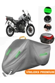 MotoEN  Vinleks Gri Triumph Tiger 1200 Alpine Edition Arka Çanta Uyumlu Motosiklet Brandası (Kilit Uyumlu) thumbnail 1