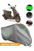 MotoEN  Vinleks Gri Yamaha  Cygnus L Uyumlu Motosiklet Brandası Lüx Kalite (Kilit Uyumlu) thumbnail 1