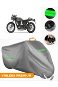 MotoEN  Vinleks Gri Triumph Street Cup Uyumlu Motosiklet Brandası Lüx Kalite (Kilit Uyumlu) thumbnail 1