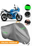 MotoEN  Vinleks Gri Suzuki GW 250F Uyumlu Motosiklet Brandası Lüx Kalite (Kilit Uyumlu) thumbnail 1