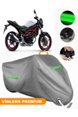 MotoEN  Vinleks Gri Suzuki SV650X Uyumlu Motosiklet Brandası Lüx Kalite (Kilit Uyumlu) thumbnail 1
