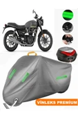 MotoEN  Vinleks Gri Triumph Speed Twin Arka Çanta Uyumlu Motosiklet Brandası (Kilit Uyumlu) thumbnail 1