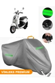 MotoEN  Vinleks Gri Sym Mio 100 Uyumlu Motosiklet Brandası Lüx Kalite (Kilit Uyumlu) thumbnail 1