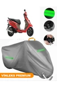 MotoEN  Vinleks Gri TVS Scooty Zest 110 Uyumlu Motosiklet Brandası Lüx Kalite (Kilit Uyumlu) thumbnail 1