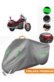 MotoEN  Vinleks Gri Triumph Rocket 3 Touring Arka Çanta Uyumlu Motosiklet Brandası (Kilit Uyumlu) thumbnail 1