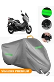 MotoEN  Vinleks Gri Yamaha  NMax 155 Uyumlu Motosiklet Brandası Lüx Kalite (Kilit Uyumlu) thumbnail 1