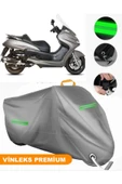MotoEN  Vinleks Gri Yamaha  Majesty 400 Uyumlu Motosiklet Brandası Lüx Kalite (Kilit Uyumlu) thumbnail 1