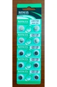 DDTREND 10 Adet Ag3 1,55 V Düğme Pil, Saat Pili, Led Mum Pili Lr41 / 192 %0 Hg 1 Kart - 2
