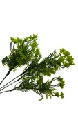 DDTREND 5 Dallı Yeşil Dekoratif Yapay Çiçek 5 Dal Demet Yapay Çiçek 30 cm thumbnail 4