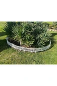 DDPEST 10 Adet Beyaz Yerli Üretim Mini Bahçe Çiti Dekoratif Esnek Plastik Çit Peyzaj Koruma Çiti 580-36 Cm - 3