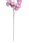 DDTREND A Kalite Çift Kat 120 Yapraklı Bahar Dalı Japon Kiraz Çiçeği 90 Cm Lila Renk - 2