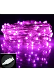 DDPEST Usb Ile Çalışan Dekoratif 10 Metre Peri Led Işık Mor Işık Çok Amaçlı Aydınlatma-nt - 1